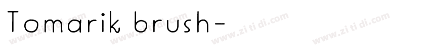 Tomarik brush字体转换